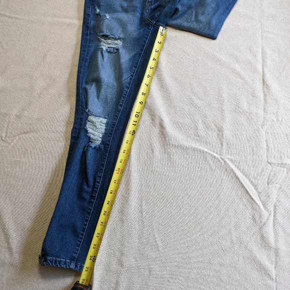 KANCAN Destroyed Zipper Ankle Skinny Jeans - Picture 12 of 12